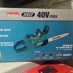 Makita 40V Max Brushless 18” Chain Saw Kit