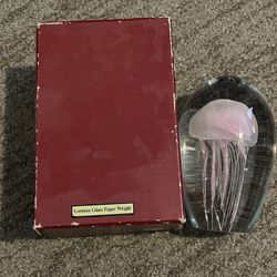 Lorenzo Glass Jellyfish Paperweight