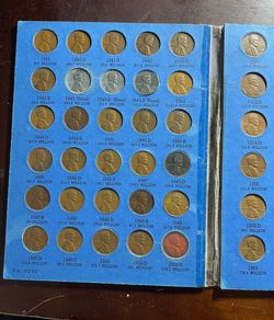 Complite book pennies 1941 to 1976  BEST OFFER