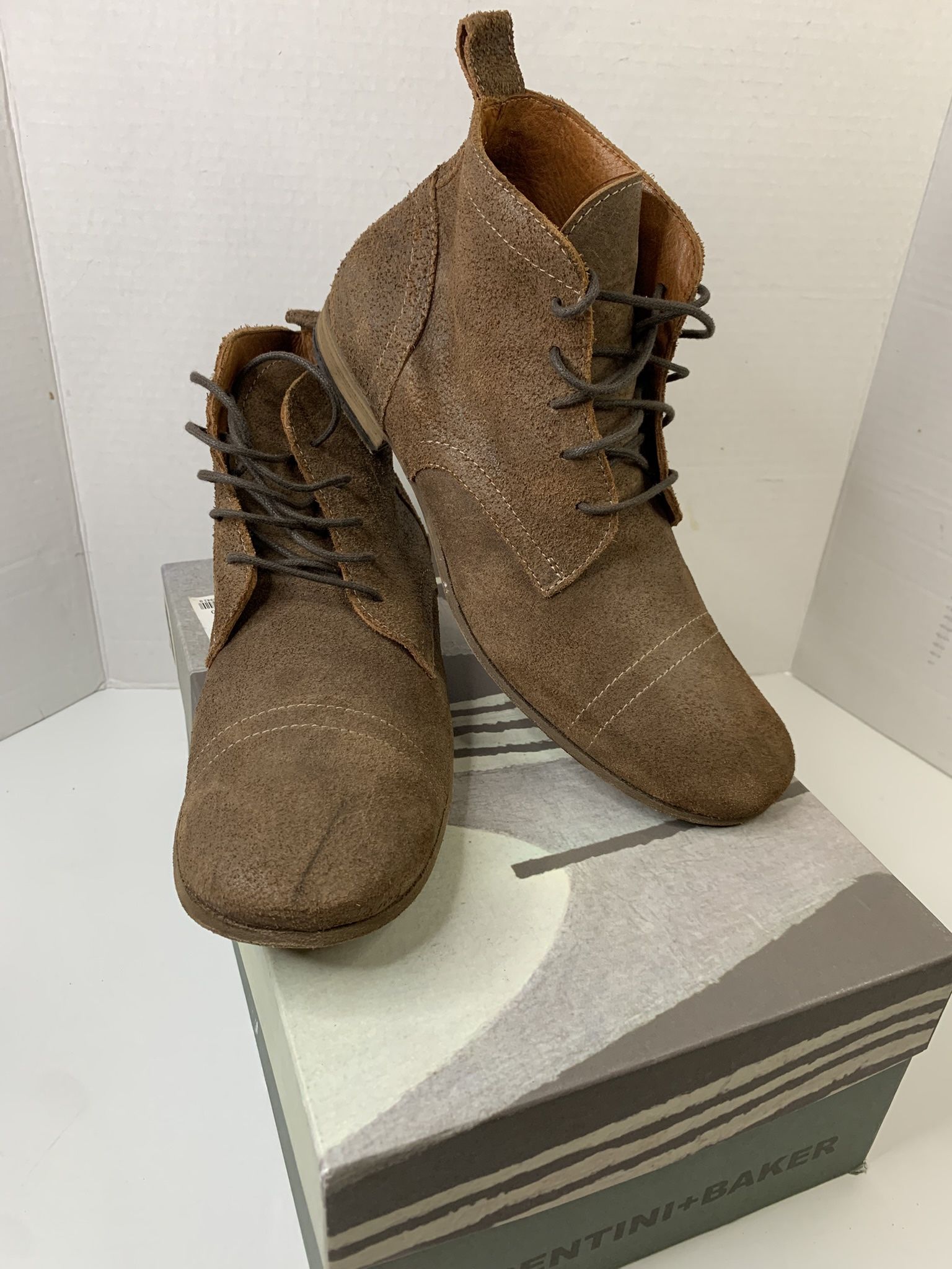Fiorentini-Baker Mens Size 8 M 41 Suede Italy Boots