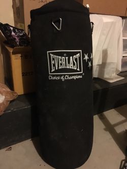 Punching bag, holding chain included