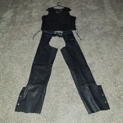 Genuine Leather Harley Davidson Chaps 