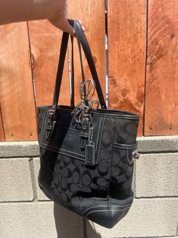Vintage black coach bag