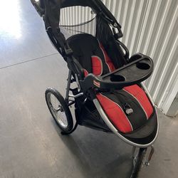 Black and Red Baby trends Stroller