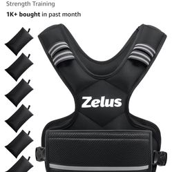 NEW ZELUS Adjustable Weighted Vest – Up to 32 LB – $25 FIRM  📍 Pickup: South Durango & 215 near IKEA  Brand new ZELUS adjustable weighted vest in the