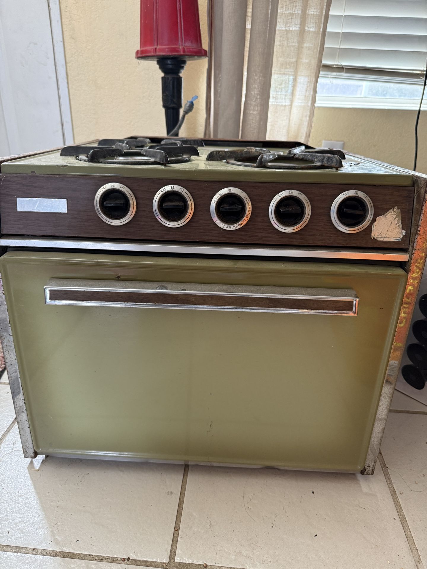 Vintage RV Stove
