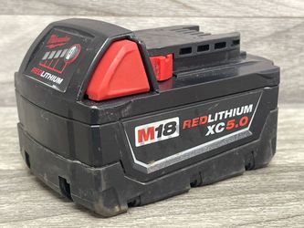 Milwaukee M18 18V 5.0Ah REDLITHIUM XC Extended Capacity Battery (A1D026575)