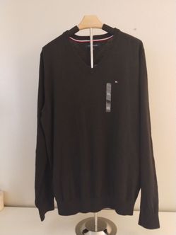Tommy Hilfiger Men's Essential Cotton V-Neck Sweater Size 3XL