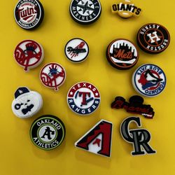 Baseball Team Croc Charms $.50 Each