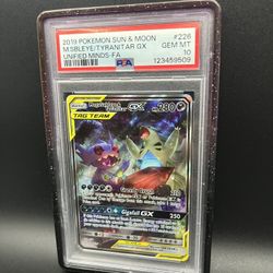 PSA 10 Mega Sableye & Tyranitar Tag Team Alt Art #226