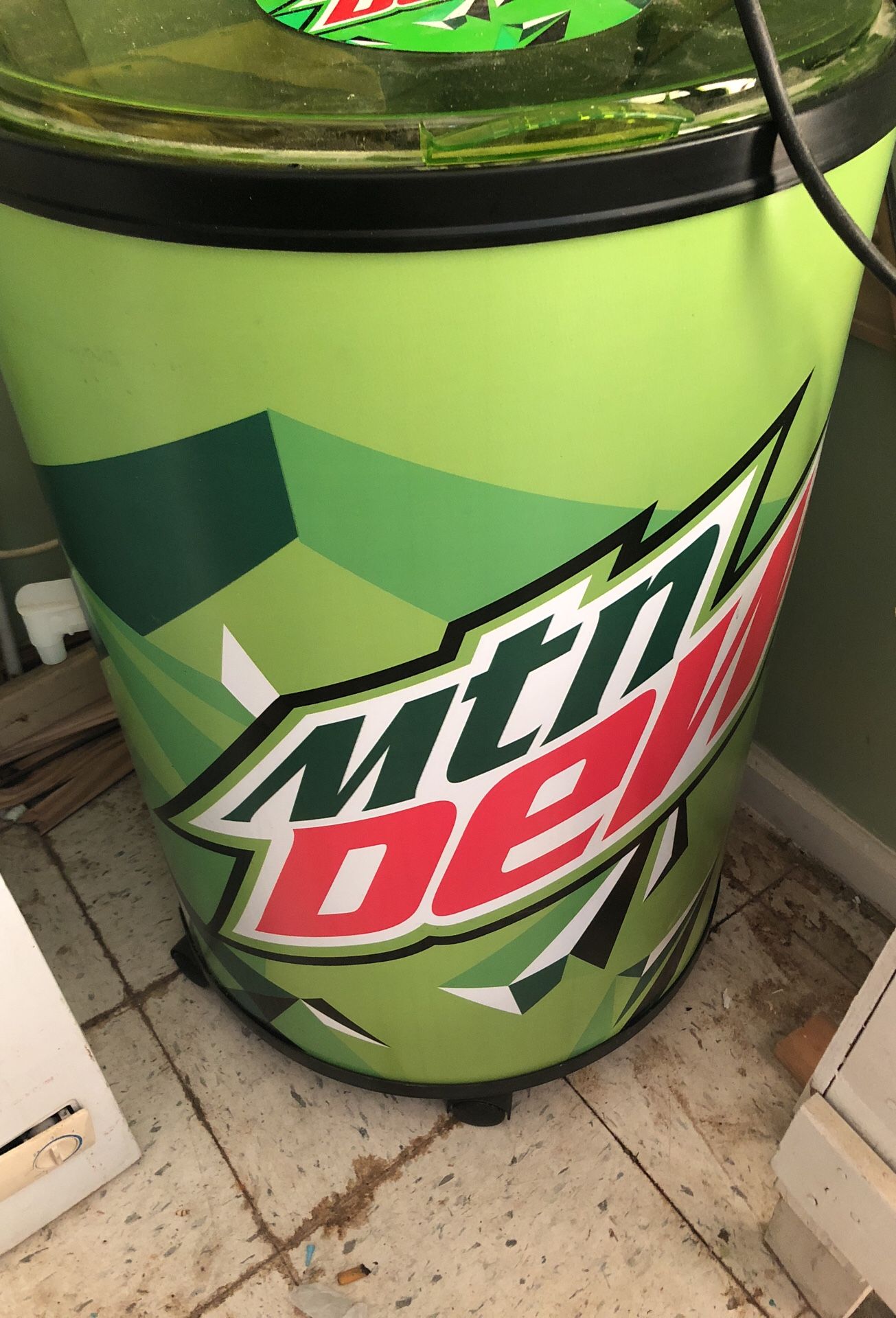 Mountain Dew cooler drink holder beverage dispenser!