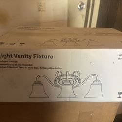 3 light chrome vanity light fixture 