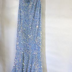 Blue Sequin Dress Size 12