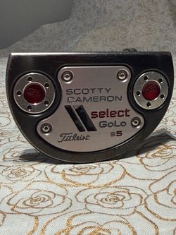 Scotty Cameron Select GoLo S5 Putter 34” RH Center Shaft 15g Weights Titleist
