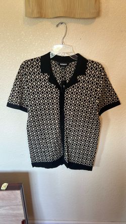 Express collared button size small brand new