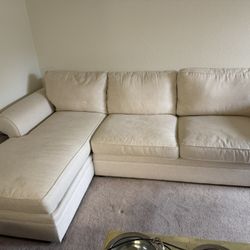 Pottery Barn lounge couch 