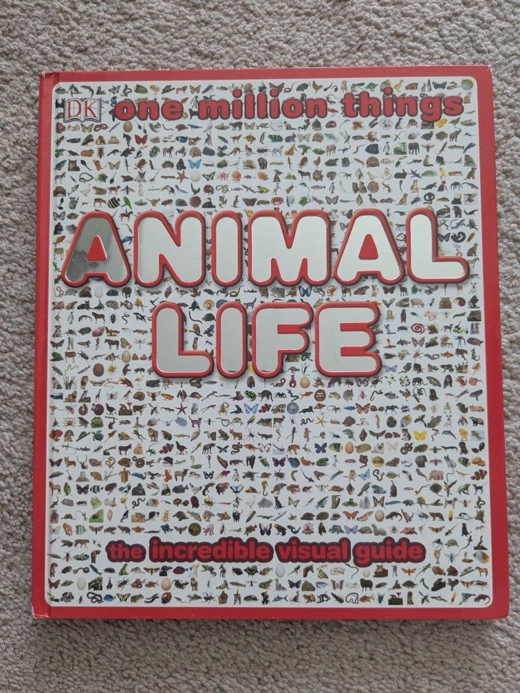 One Million Things Animal Life Hardback Kids Book