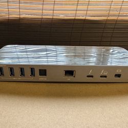 OWC Thunderbolt 3 Dock Silver Laptop Docking Station USB 3.1 Gen 2 Ethernet