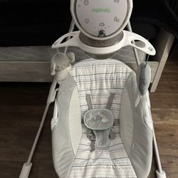 Ingenuity InLighten Soothing Swing - Van the Elephant