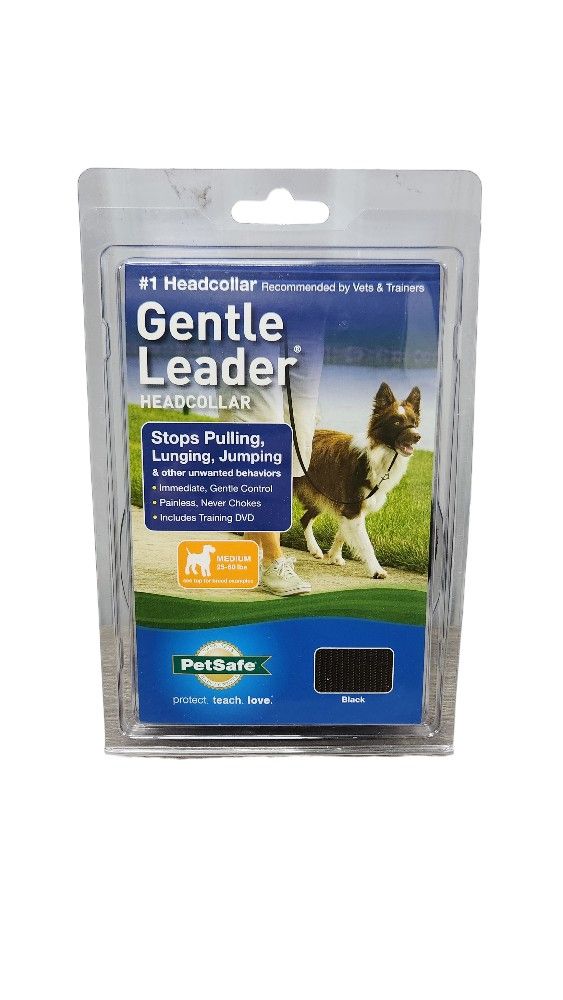 PetSafe Gentle Leader Headcollar up to 60lb Medium Black