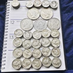Silver Dollars And Silver Quarters