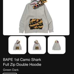 Authentic Bape Hoodie