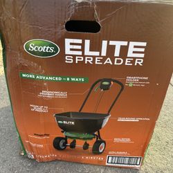 Scotts Elite Spreader Holds up to 20,000 sq. ft. of Product