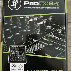 Pro FX6 v3  6-channel Professional Effects Mixer with USB  $90. Original packaging.