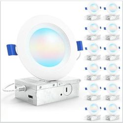 Sunco Lights 12 Pack 4 Inch