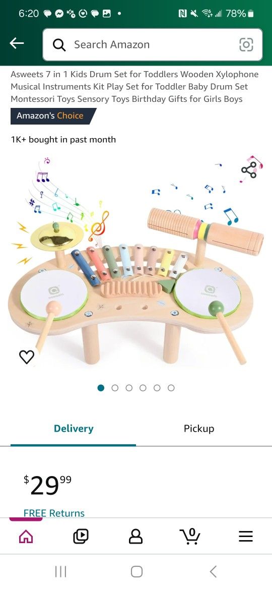 Toddler Drum Set