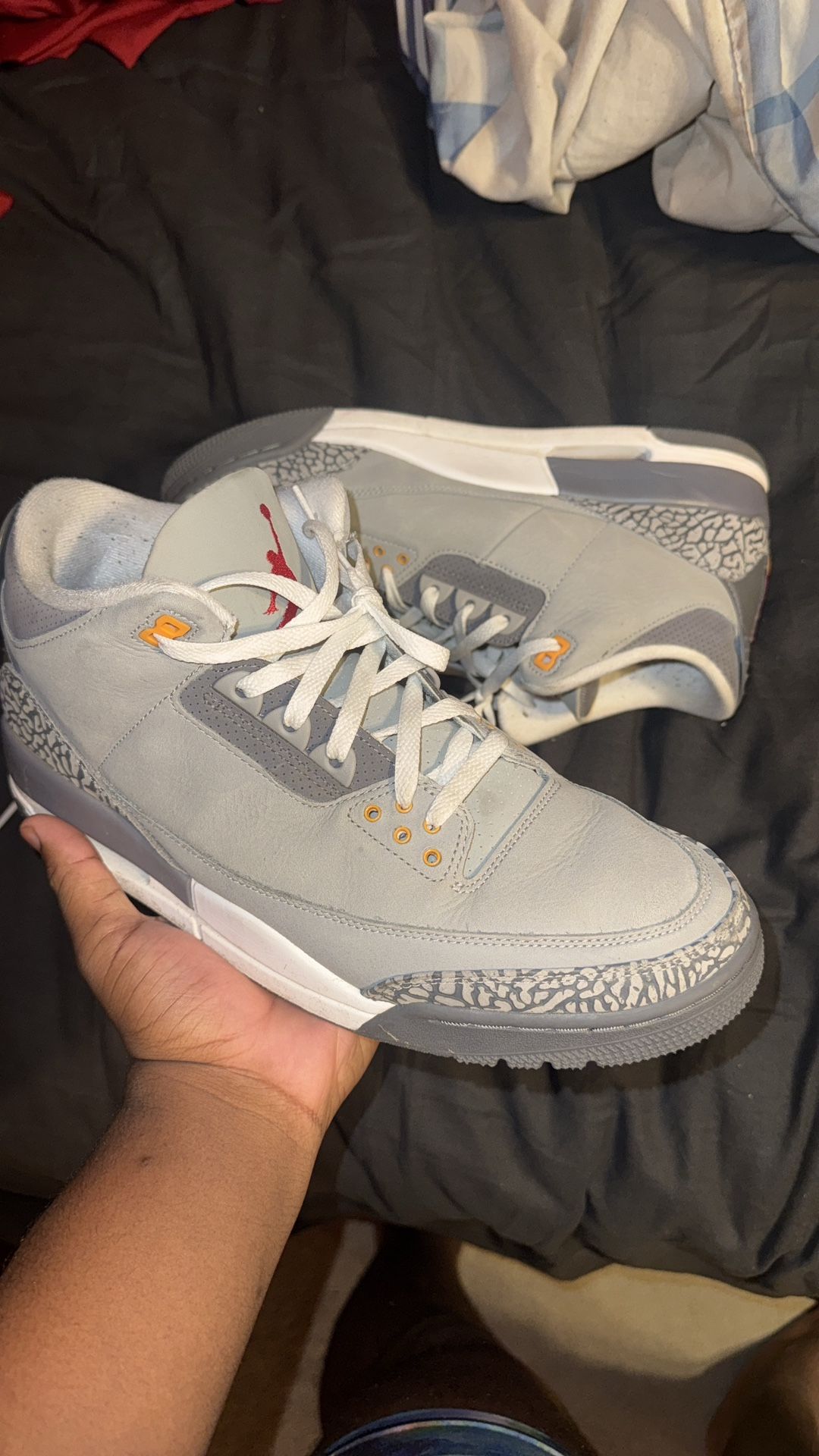 Cool Grey Jordan 3’s