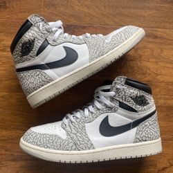 Jordan 1 High White Cement 