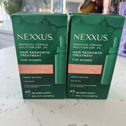 Nexxus Minoxidil Topical Solution 2% Hair Regrowth Treatment 2 oz pack of 2