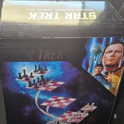 star trek the original series tridimensional chess set