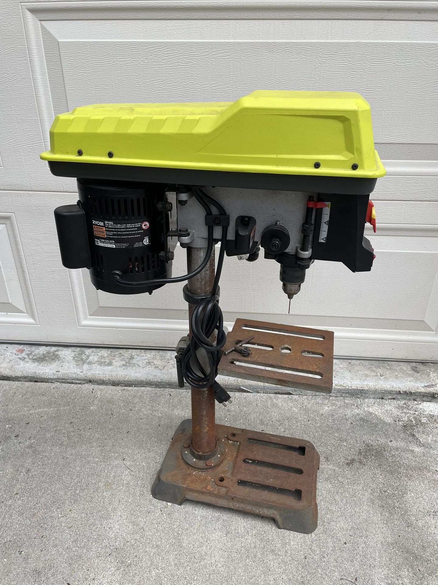 Ryobi Bench Drill Press With Light And Laser Sighting for Sale in Santa