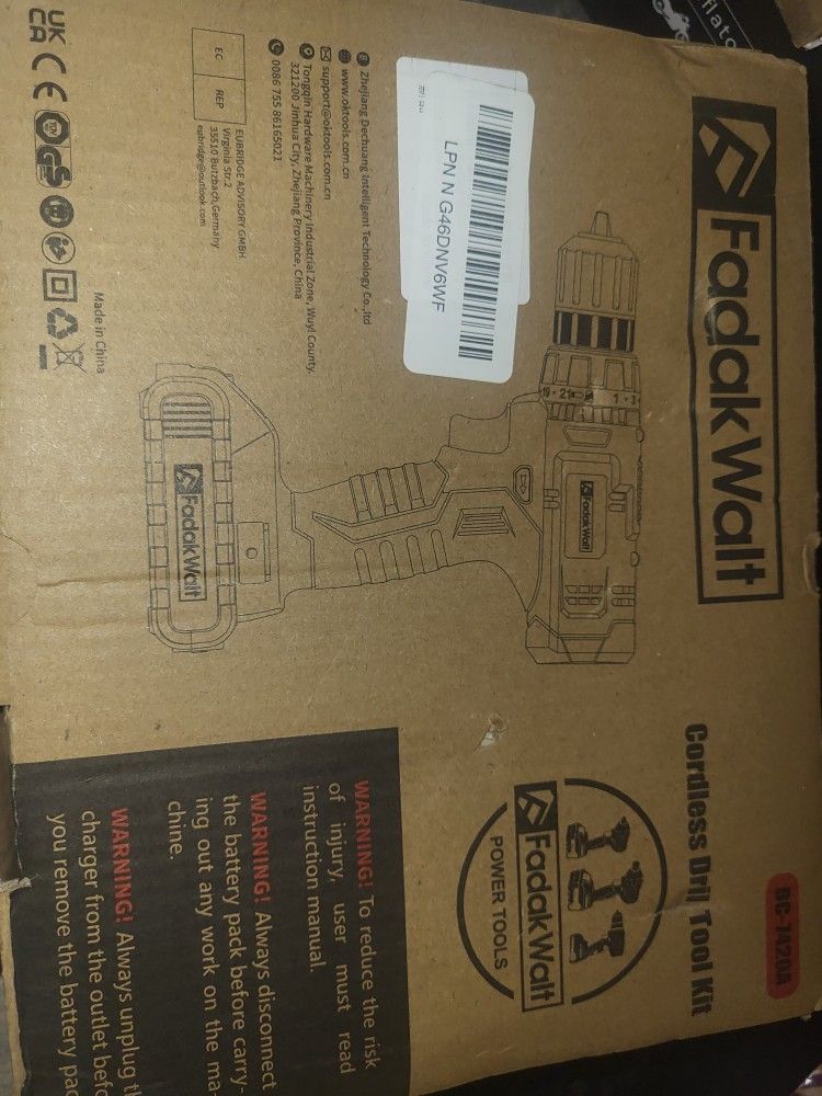 Fadak Wolf Cordless Drill Tool Kit