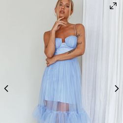 Baby Blue Prom Dress