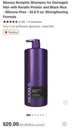 Nexxus Keraphix Repair Shampoo (x5) and Conditioner (x5) 10/$80