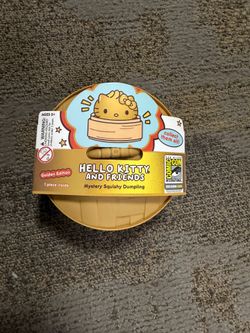 OPENED Squishy Dumpling- Hello Kitty comic con collectible