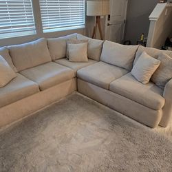 Living Spaces Sectional Couch