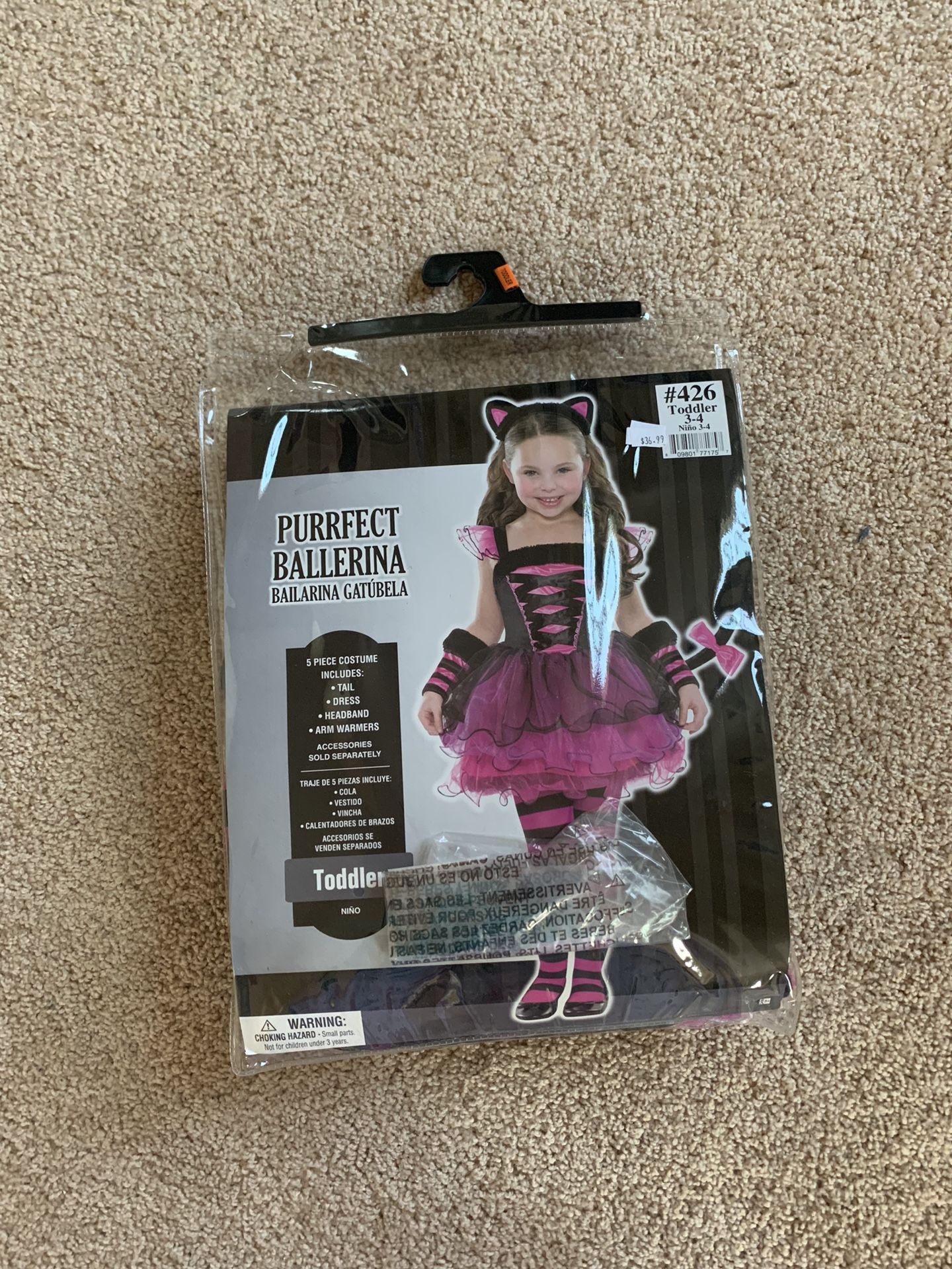 Halloween costume for toddler girl age 3-4