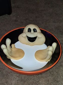 Halloween Ghost Candy Bowl