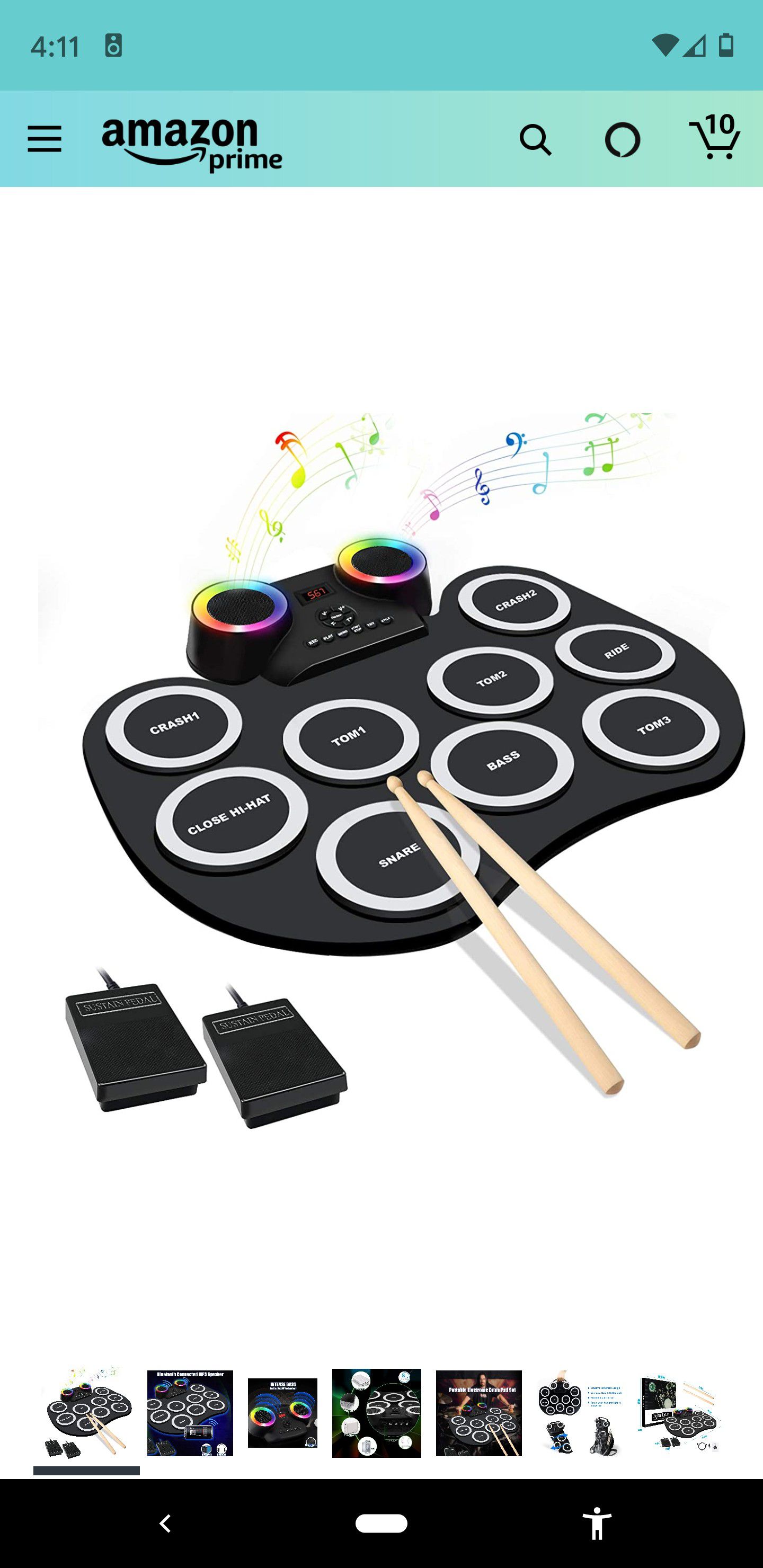 Digital drum pad kit