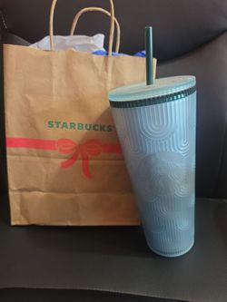 Starbucks tumblr cup brand new, twenty four ounces, blue, limited edition final sale.