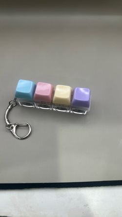 Keyboard led finget toy