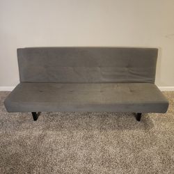 BALKARP Sleeper sofa, Vissle gray (Futon)
