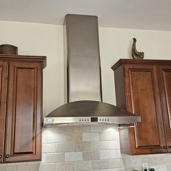 GE Monogram Stainless Steel Range Hood