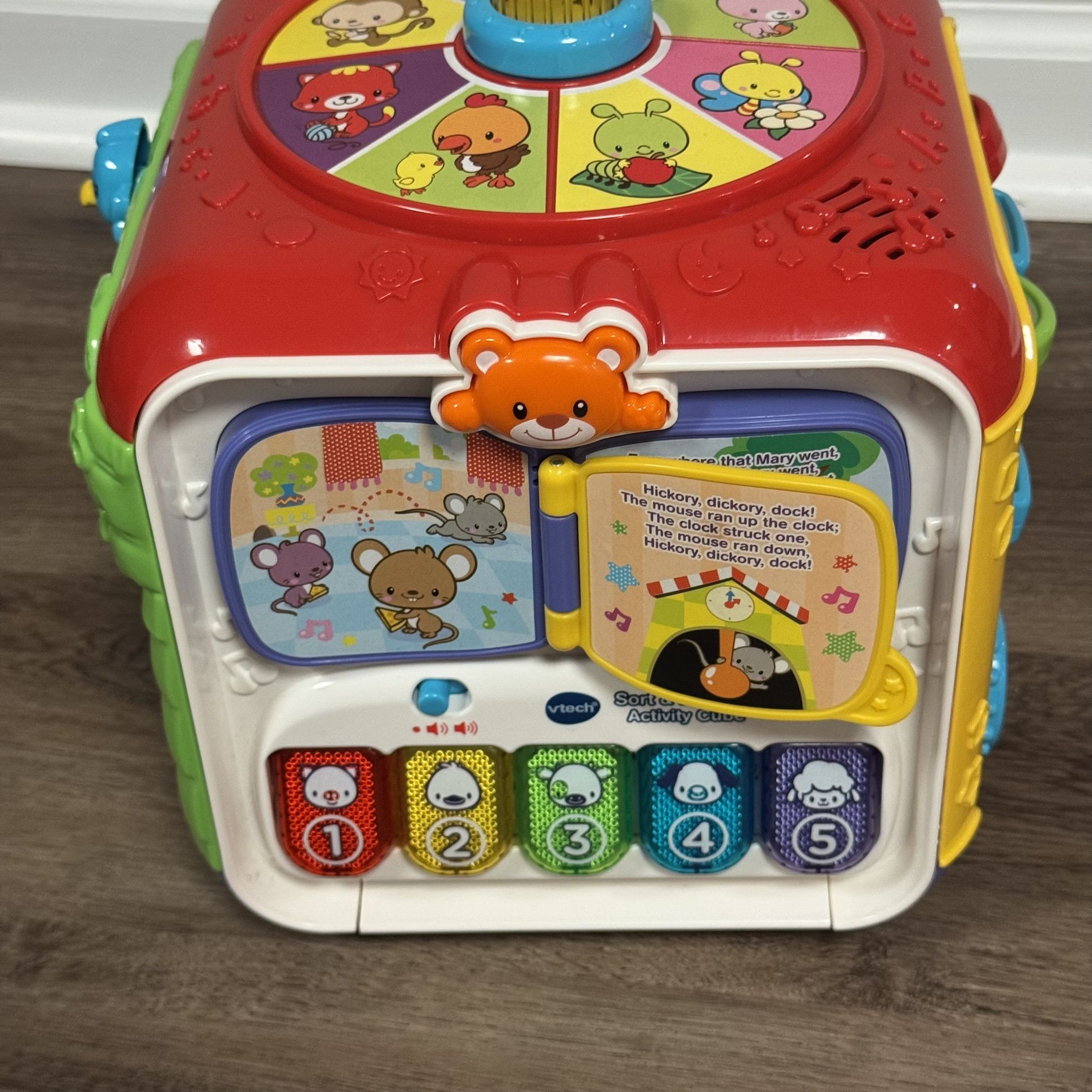 VTech Sort & Discover Activity Cube, an interactive learning