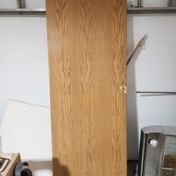 Pocket Door – Oak Finish (Solid & Clean)