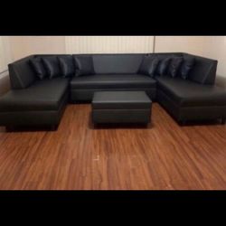 U Sectional Furniture Pillows Included. Brand New
